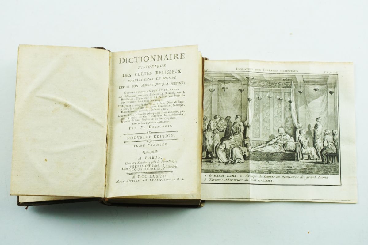 Dictionnaire historique des cultes religieux – 1777 (completo)