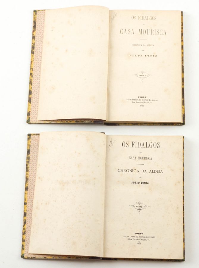 Os Fidalgos da Casa Mourisca 1ª edição (1871)