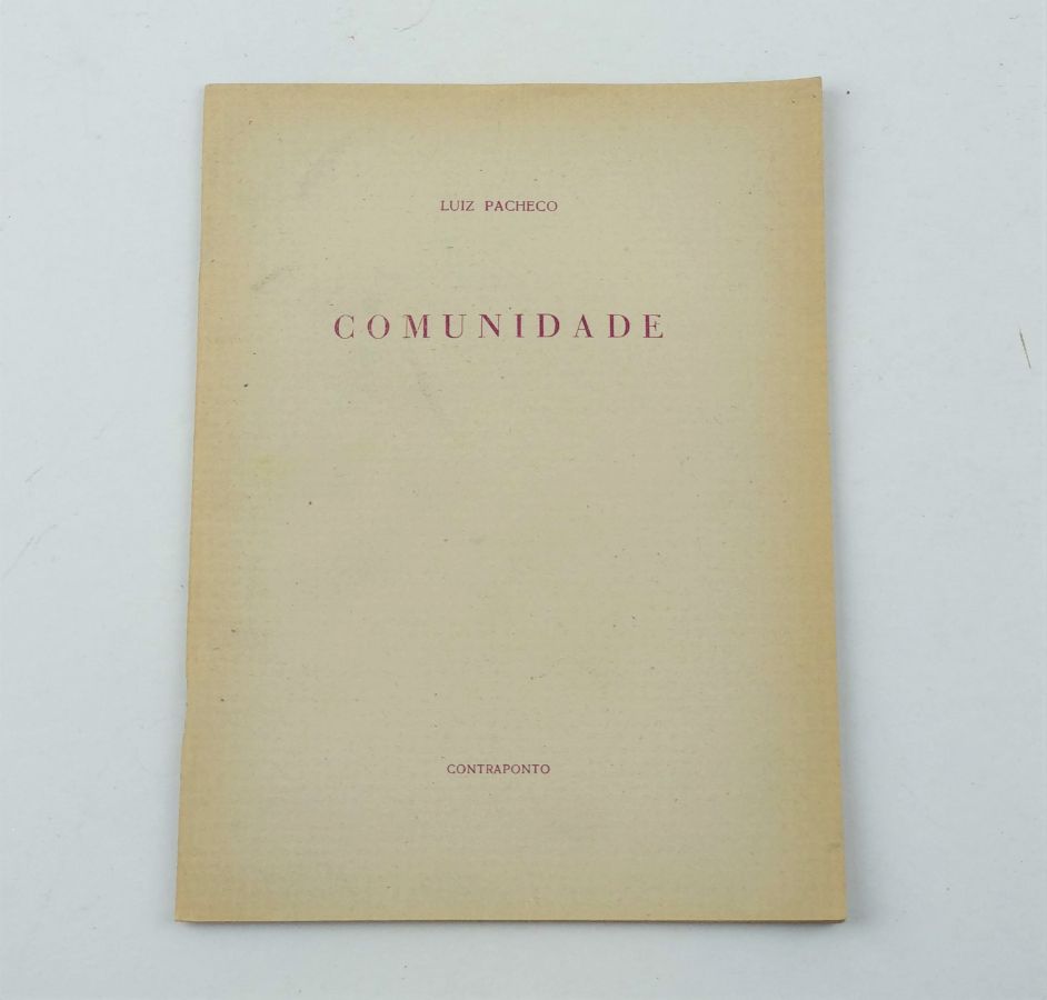 Luís Pacheco .Comunidade.