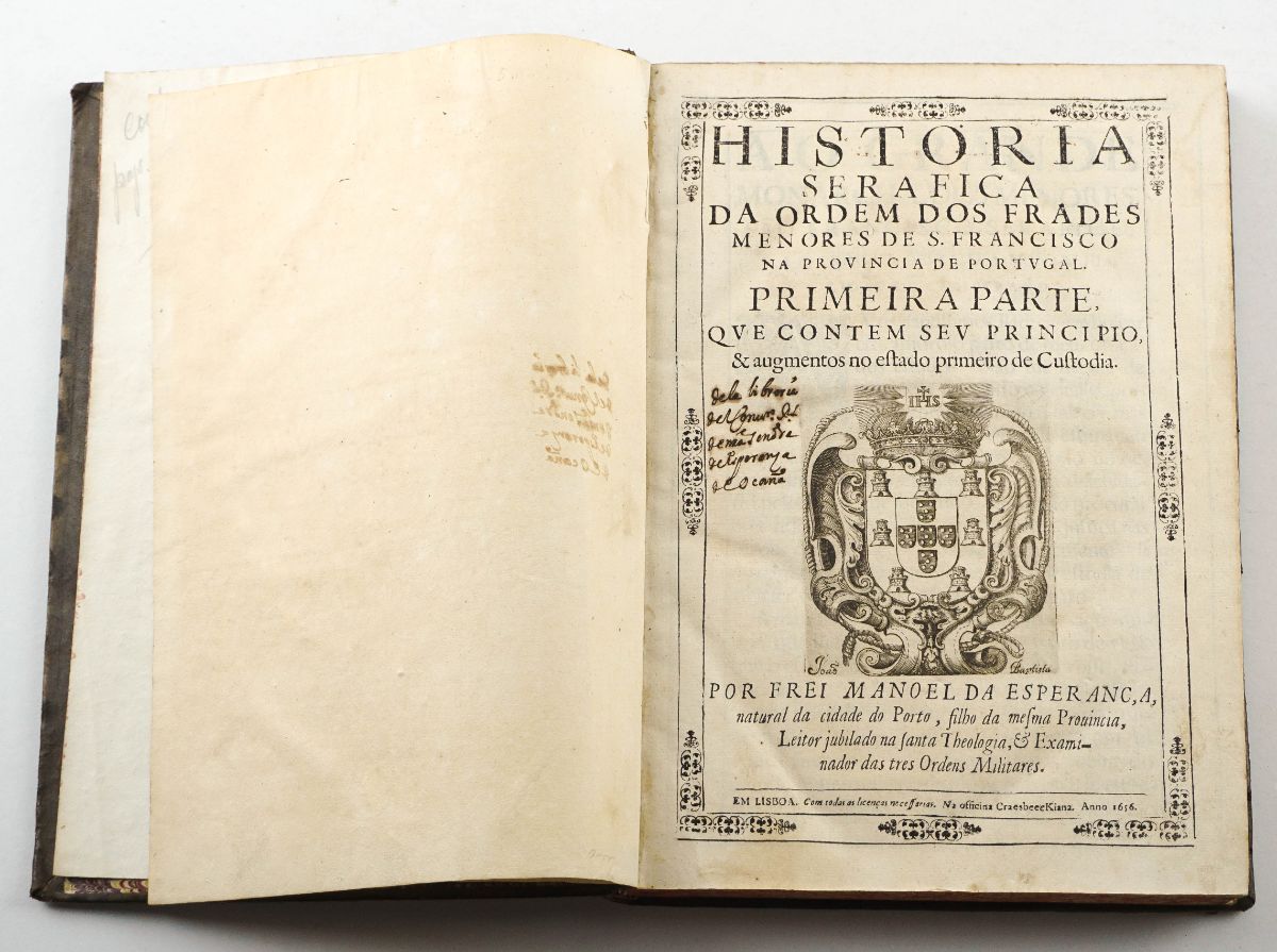 História Serafica da Ordem dos Frades Menores de São Francisco