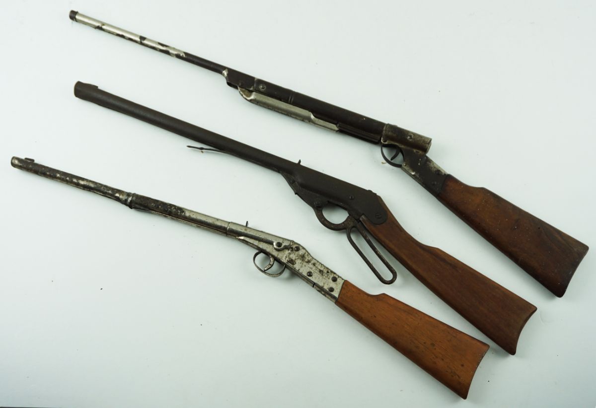 3 Espingardas de pressão de ar