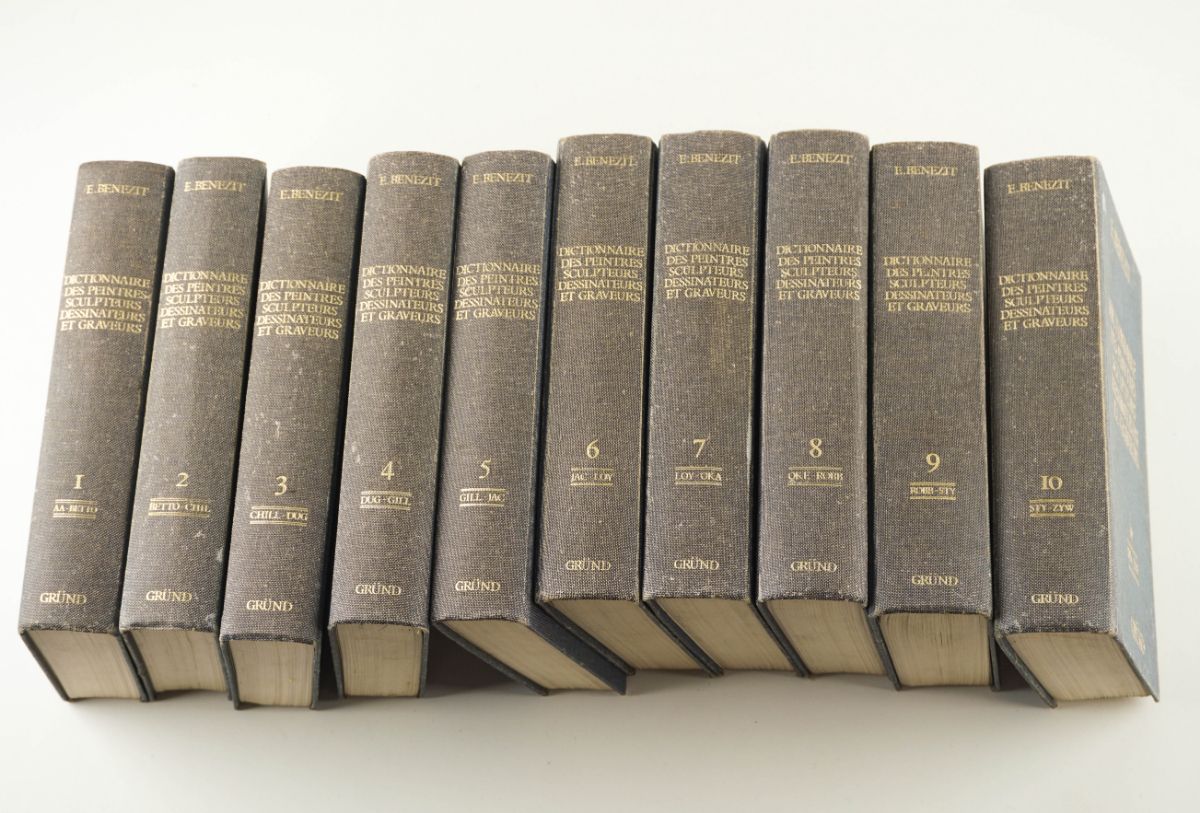 E. Benezit - Dictionnaire des Peintres, Sculpteurs, Dessinateurs et Graveurs