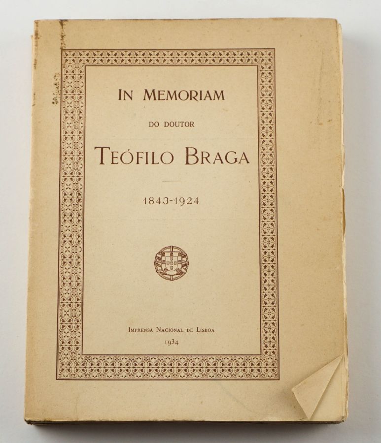 In Memoriam do doutor Teófilo Braga