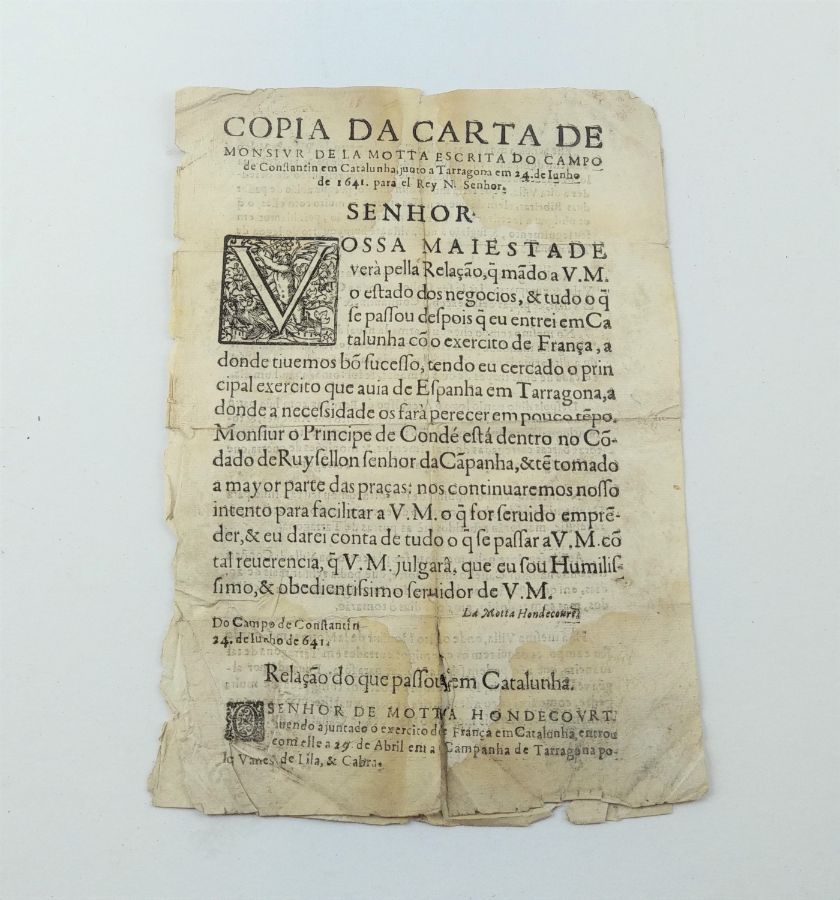 Publicação de 1641