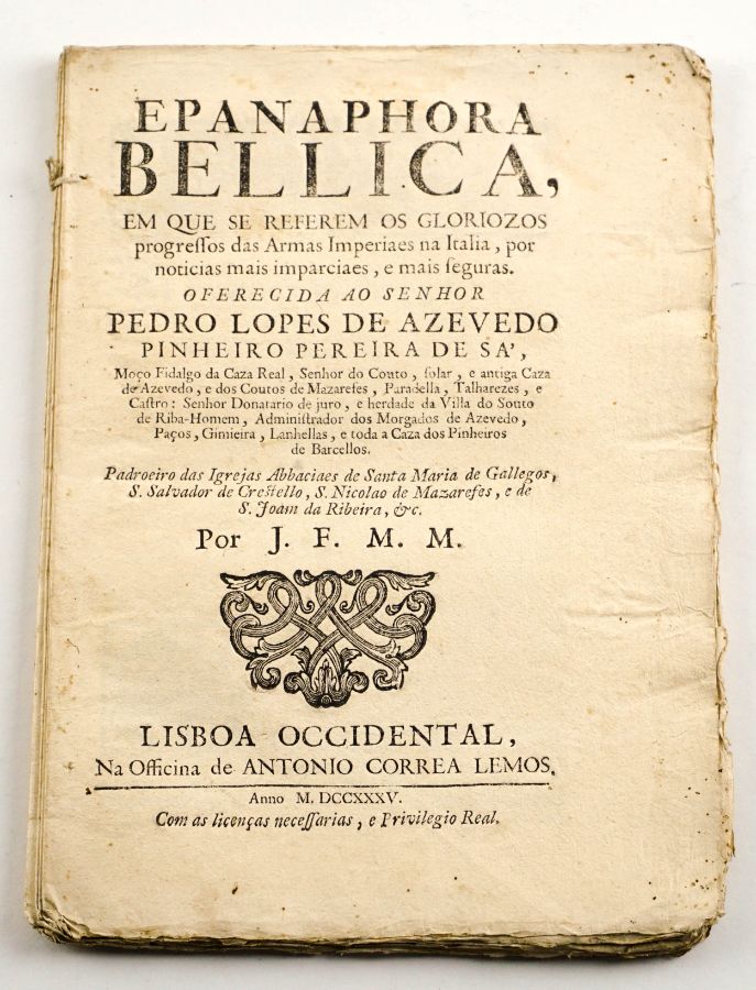 Epanaphora bellica – 1735
