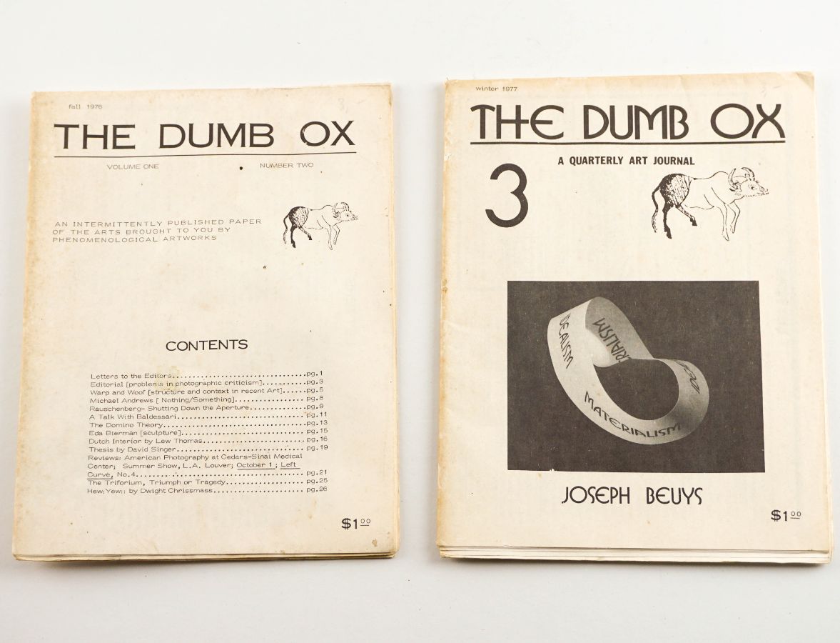 The Dum Ox – Publicação anos 70