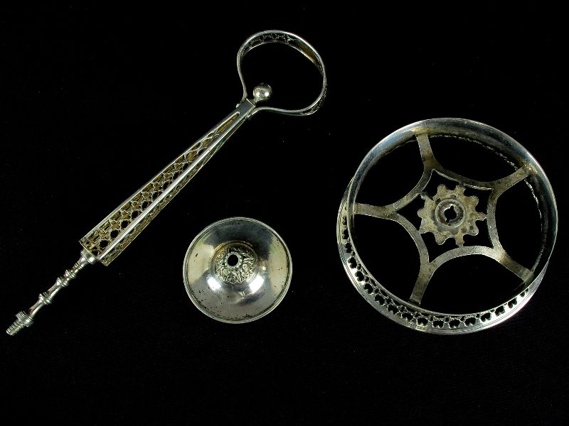 Conjunto de 3 peças em Prata
