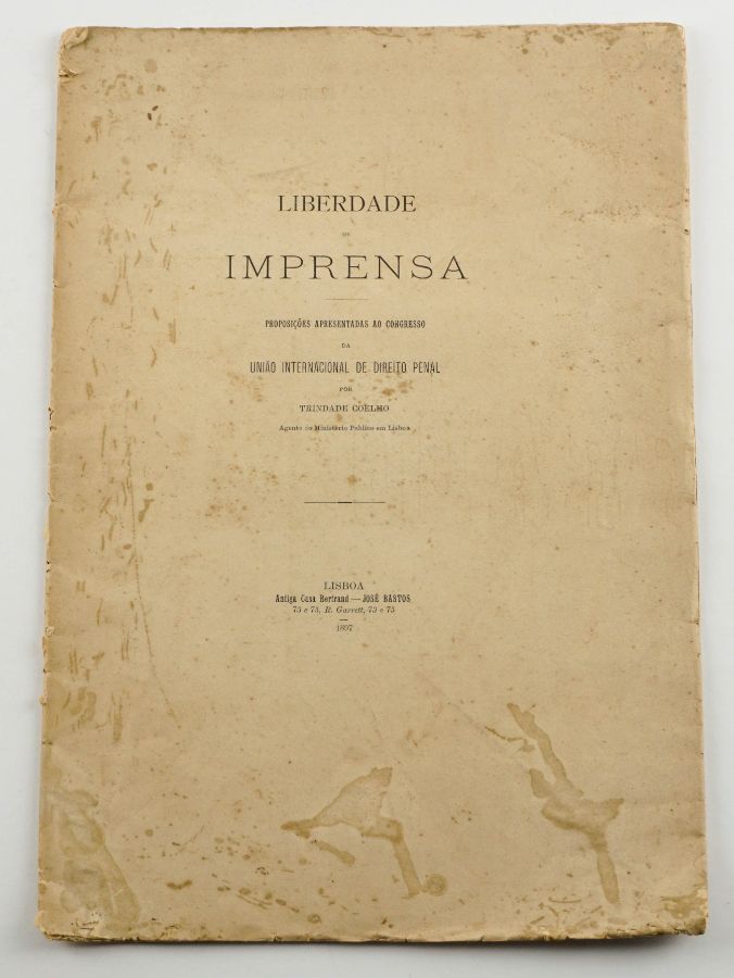 Trindade Coelho - com dedicatória (1897)