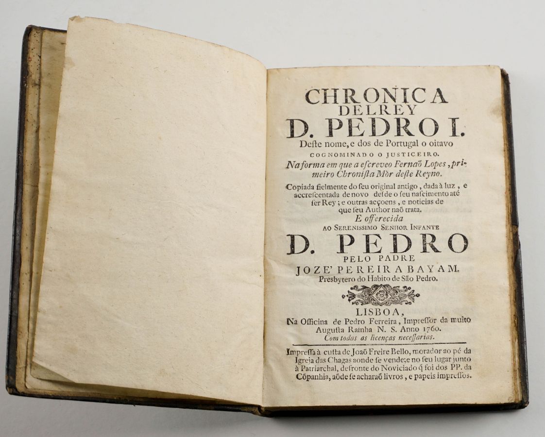 Chronica del Rey D. Pedro I (1760)
