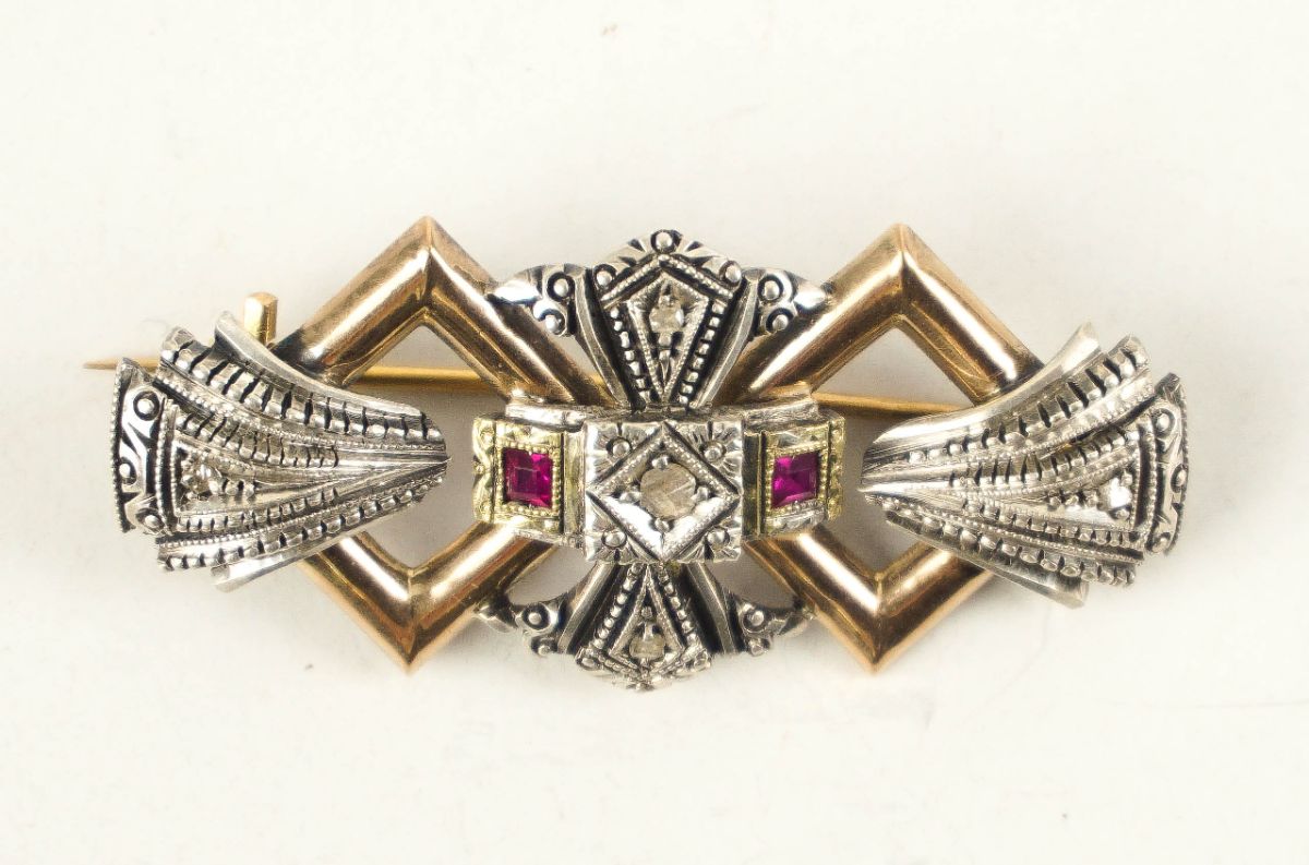 Alfinete / Pregadeira Art Deco