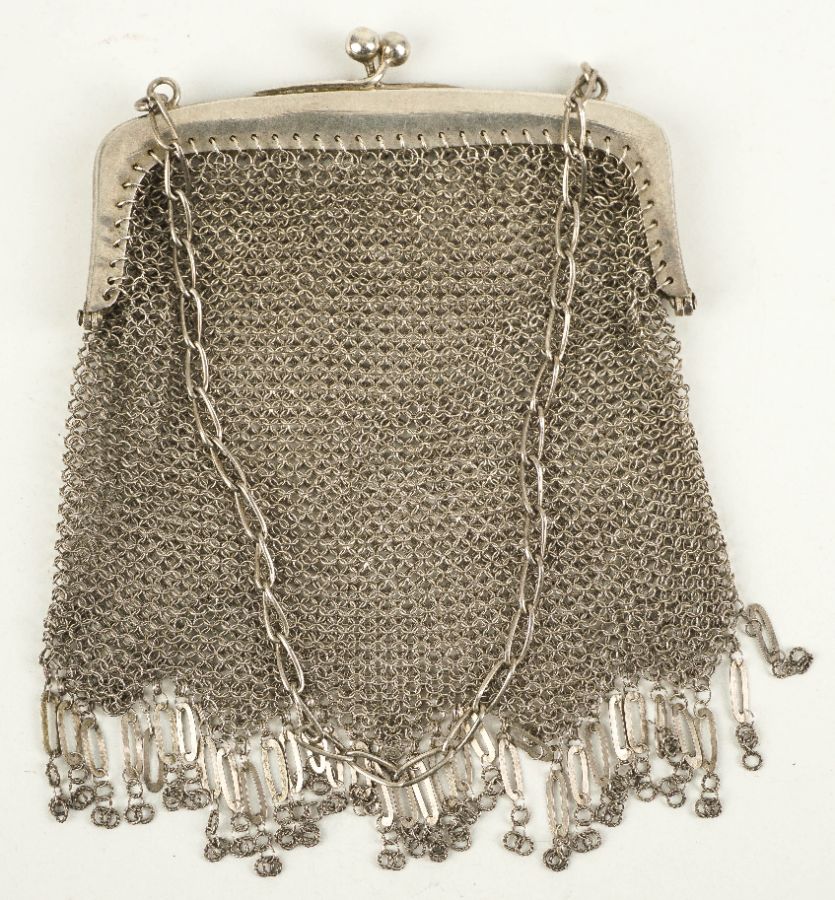 Porta-moedas em malha