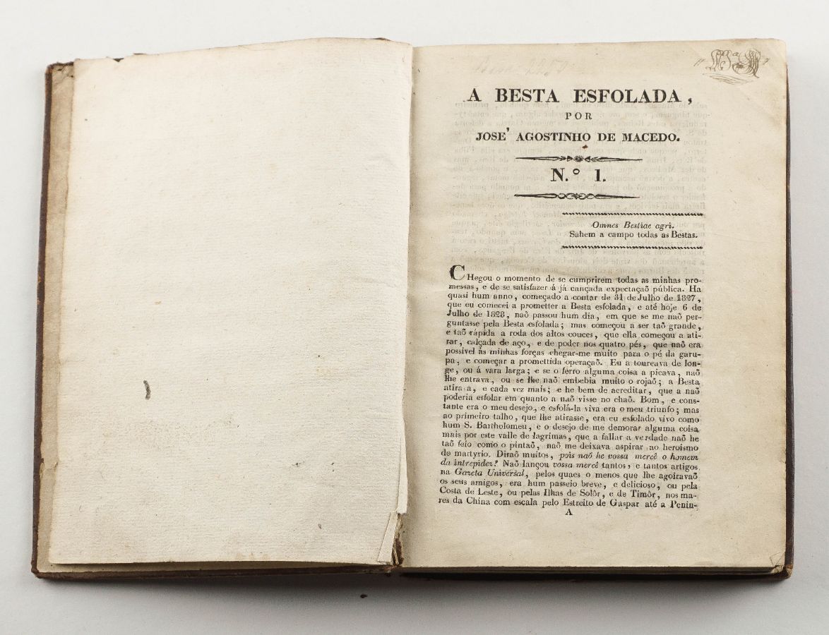 A Besta Esfolada (1828-1829)