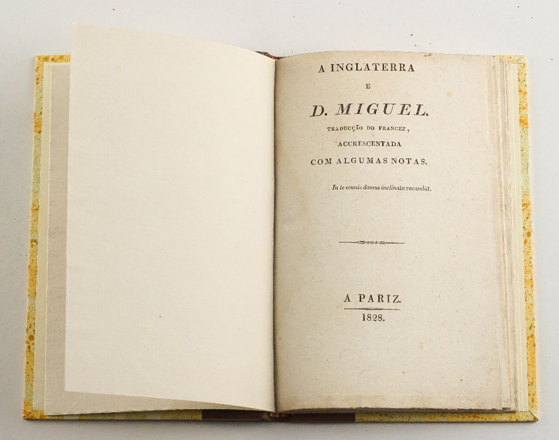 Rara publicação miguelista em França (1828)