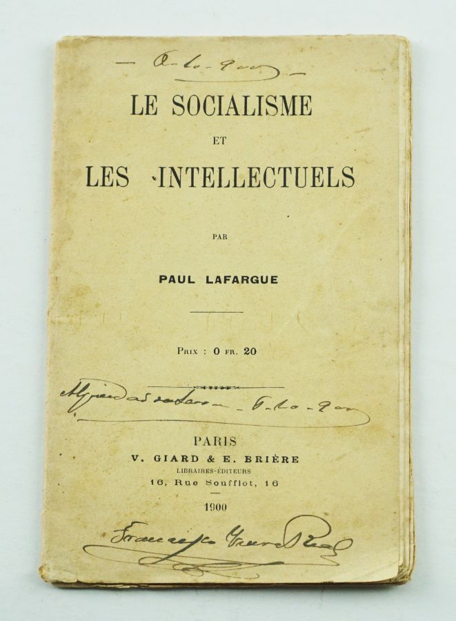 Paul Lafargue – primeira edição 1900