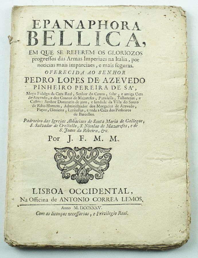 Epanaphora bellica – 1735