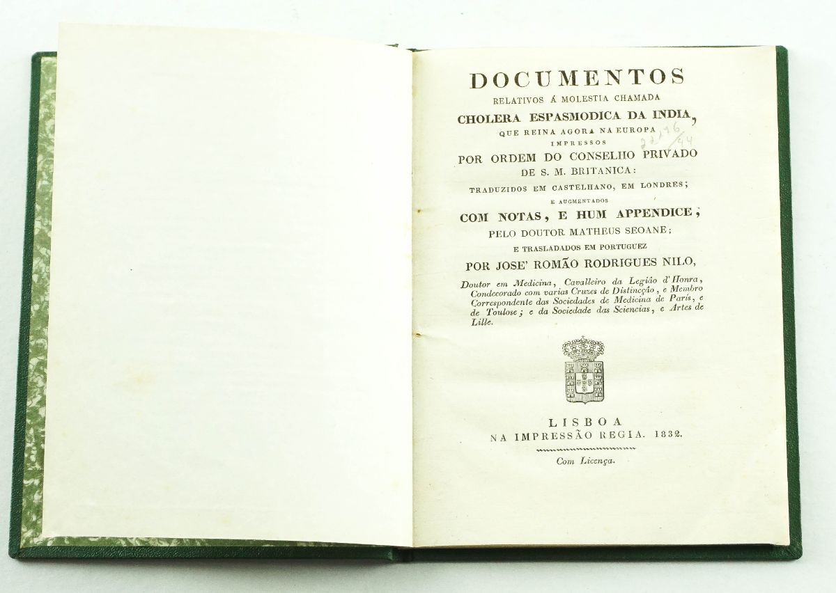 Cholera Espasmodica da Índia (1832)