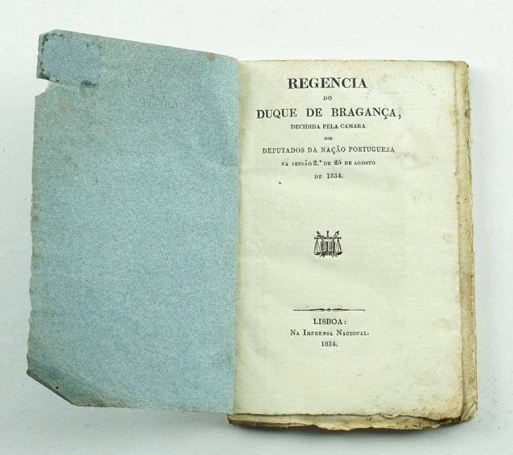 REGENCIA DO DOQUE DE BRAGANÇA (1834)