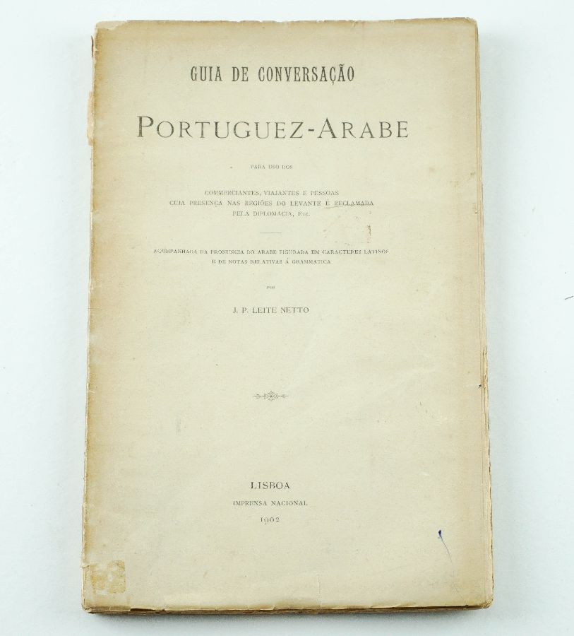 Guia de Conversação Portuguez – Arabe, por J.P. Leite Netto