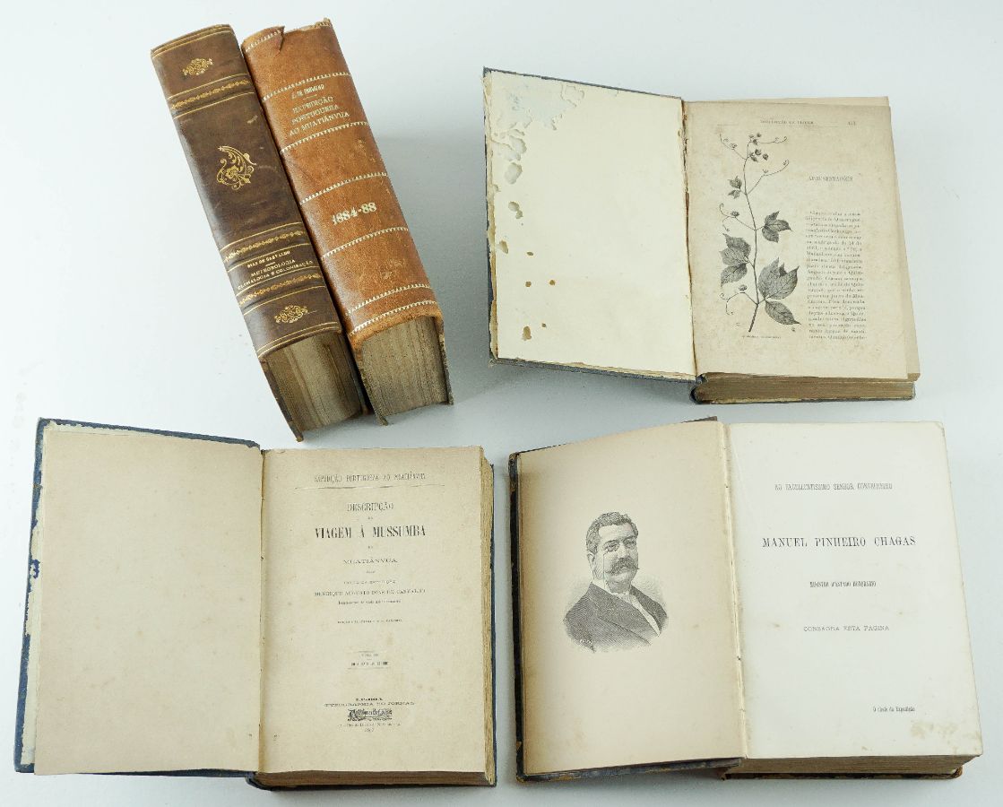 Henrique Augusto Dias de Carvalho - Expedição Portugueza ao Muatiânvua – 5 volumes