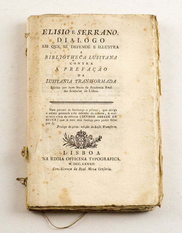 Elisio e Serrano Diálogo 1782