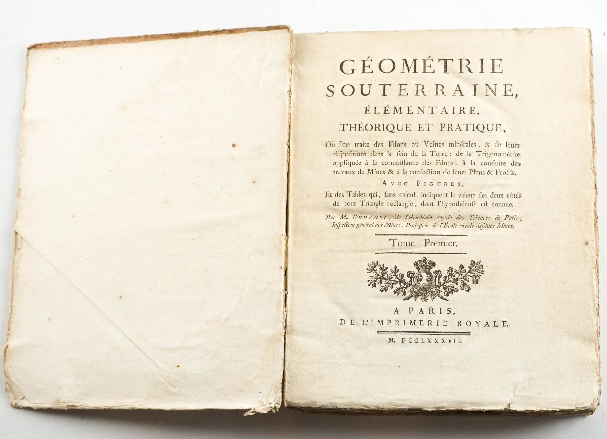 Geometrie Souterraine Elementaire – 1787