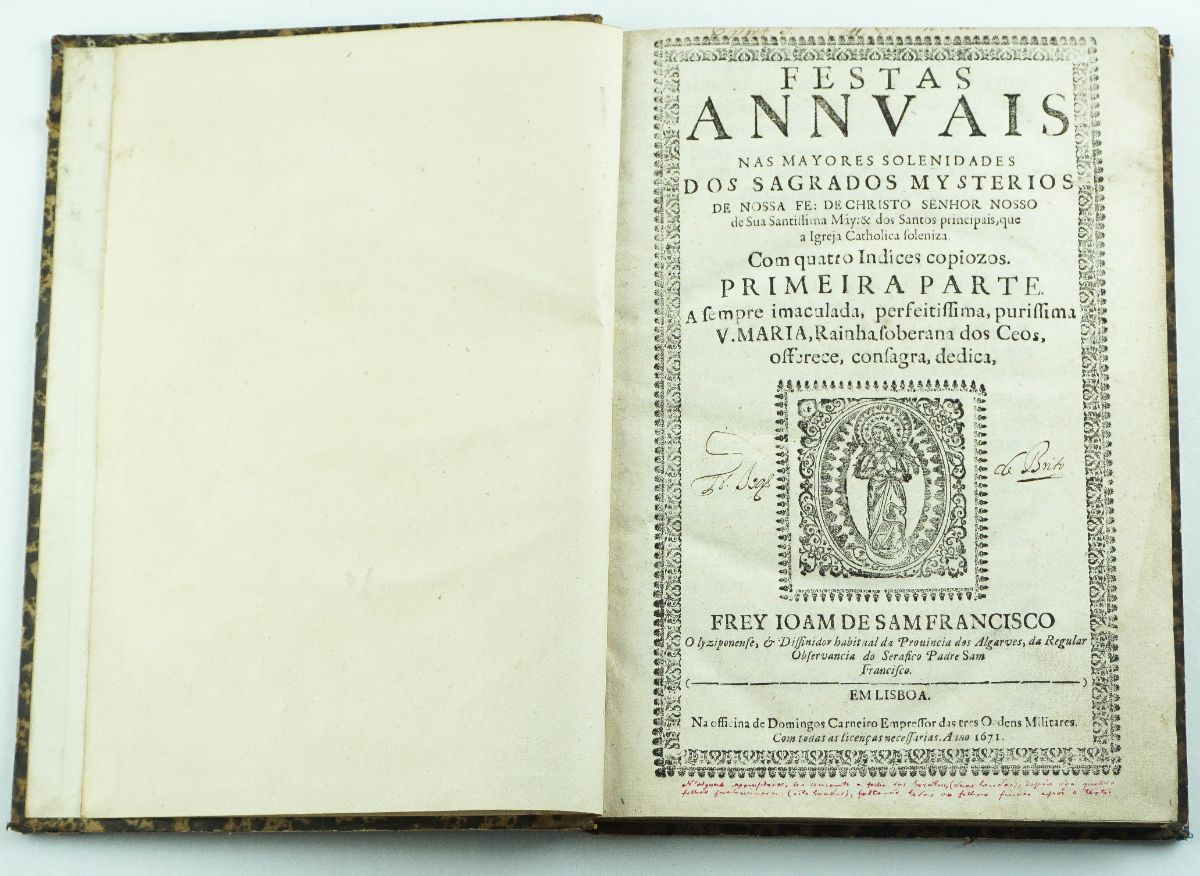 Festas Annuais nas Mayores Solenidades (...) 1671