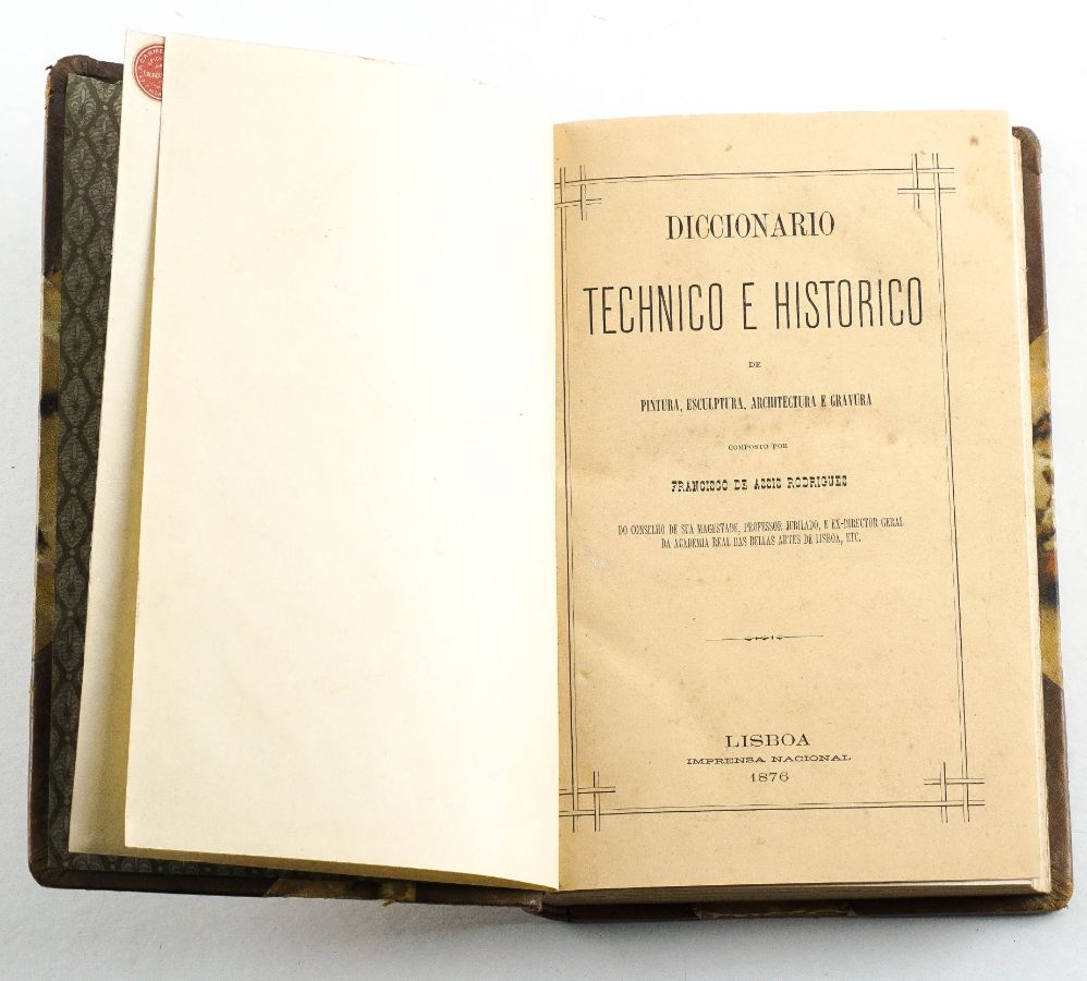 Dicionário Técnico e Histórico de Pintura, Escultura, Arquitectura e Gravura (1876)