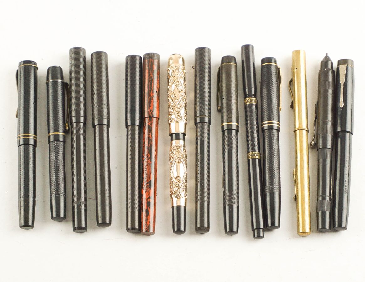14 Canetas antigas em Ebonite