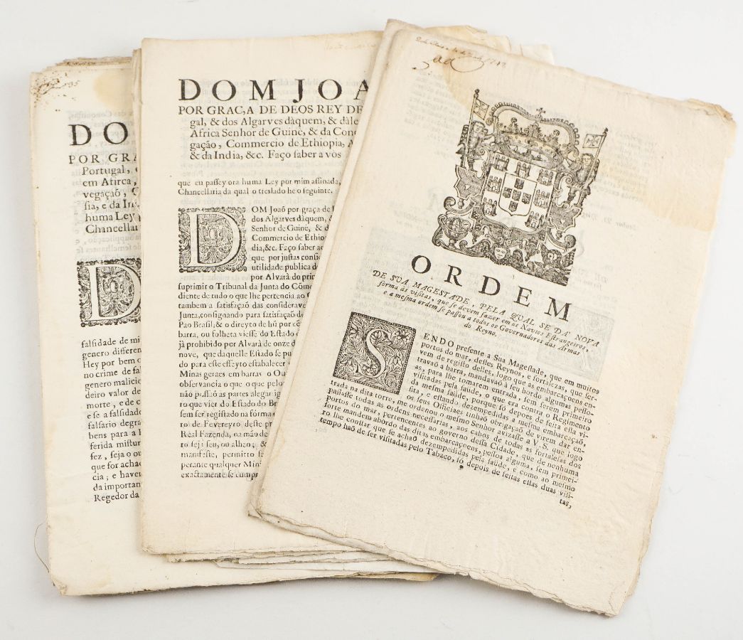 Publicações do Séc. XVIII sobre D. João V