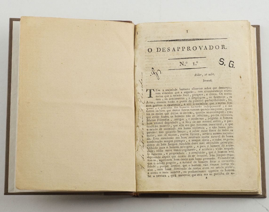 O Desaprovador (1818-1819)