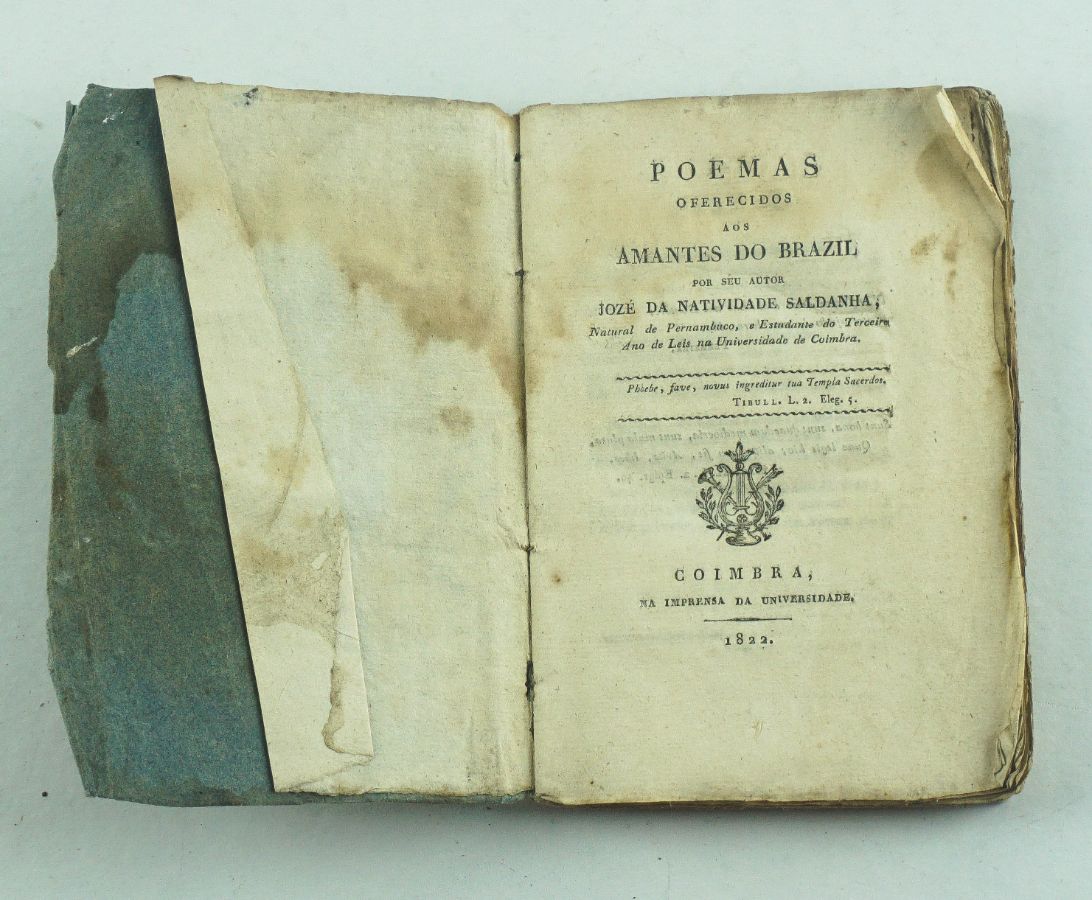 Rarissimo livro de Poesia Brasileira sec XIX