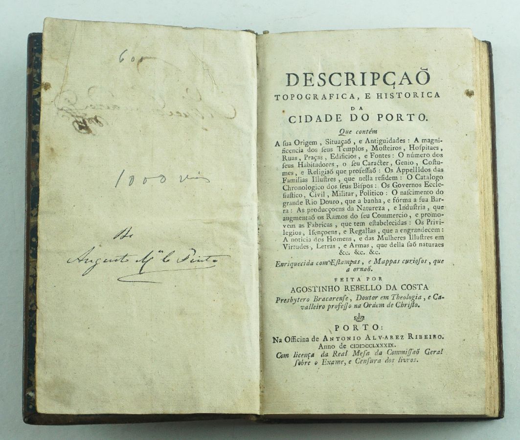 Descrição Topográfica e Histórica da Cidade do Porto (1789)