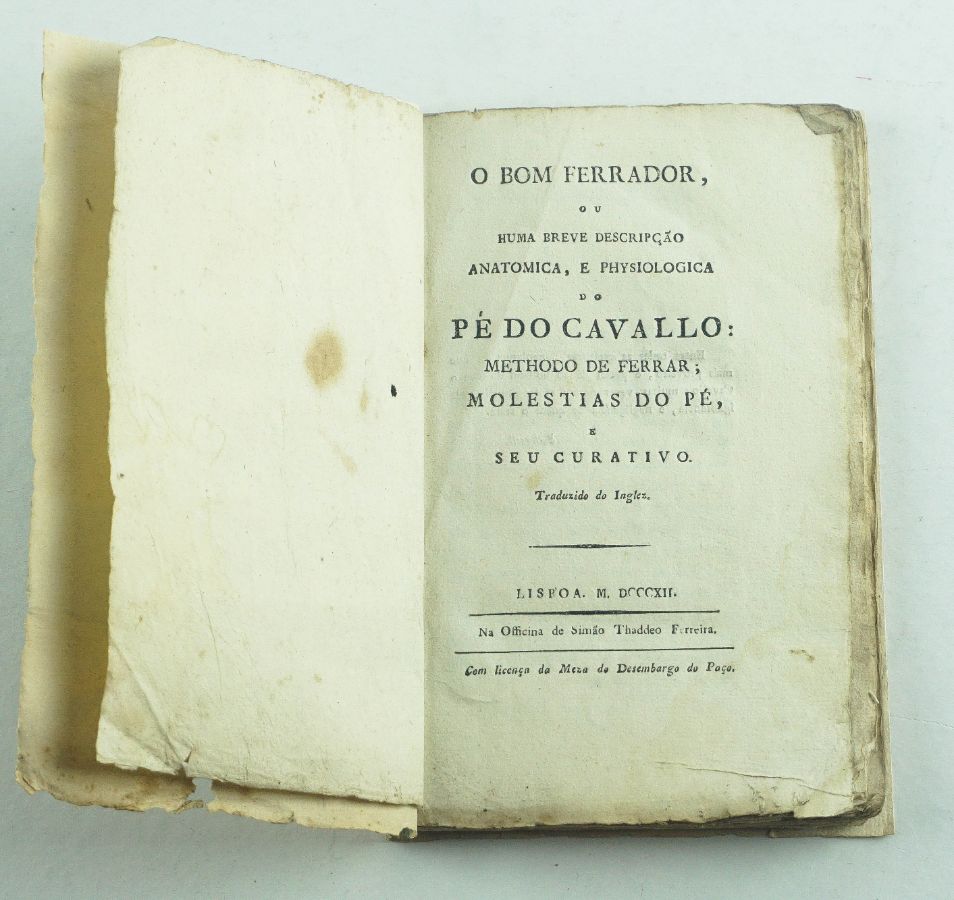 O Bom Ferrador (...) Pé do Cavalo - 1812