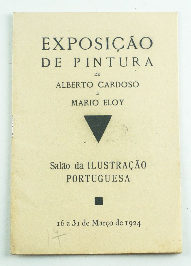 Primeiro Catálogo e Primeira Exposição do pintor Mário Eloy