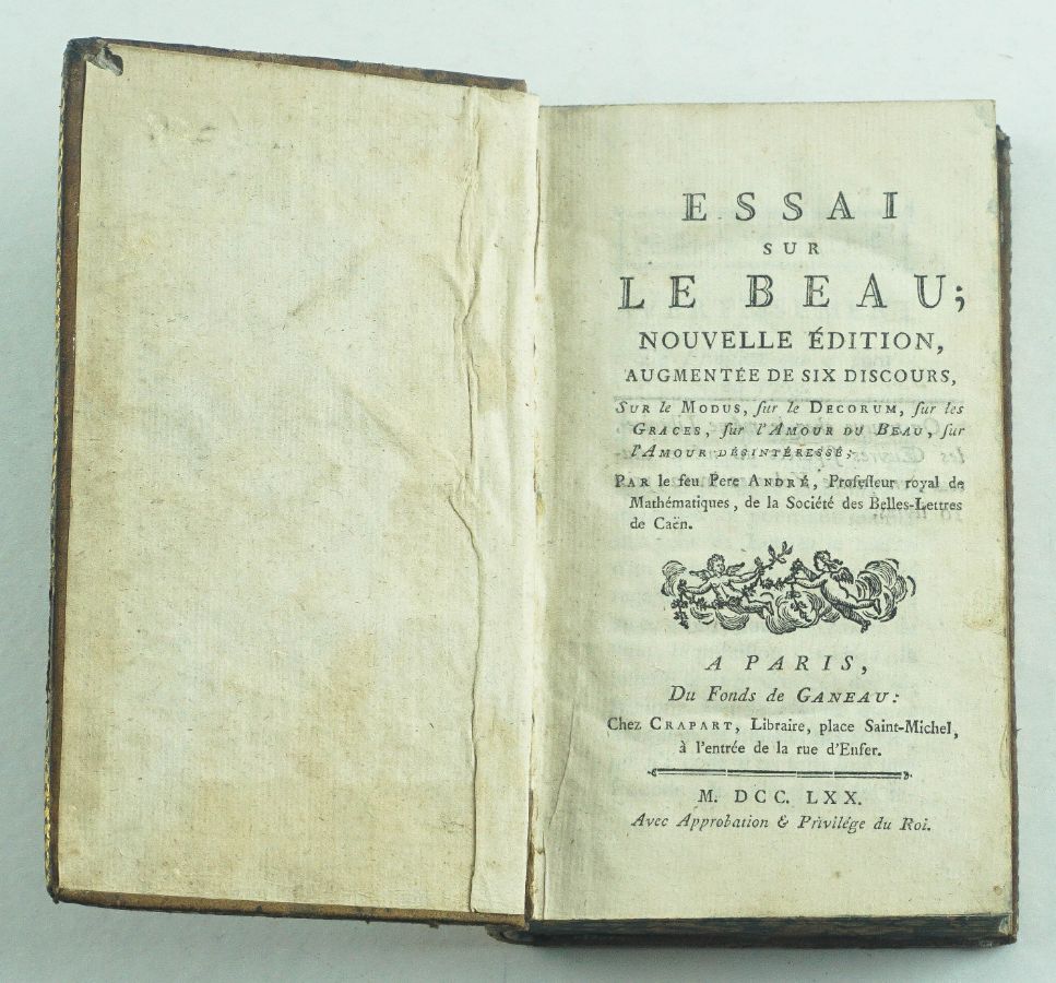 Essai sur le Beau - 1770