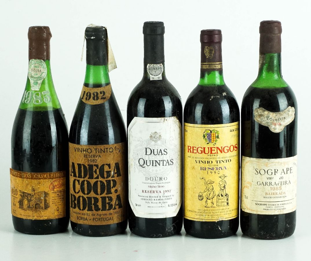 9 Garrafas de Vinho Tinto