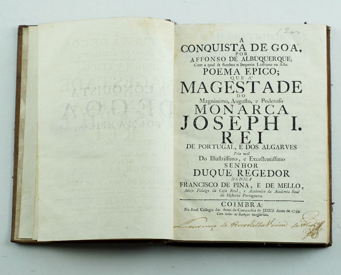 A conquista de Goa por Affonso de Albuquerque - 1759