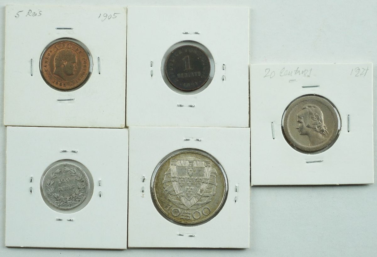 5 Moedas Portuguesas