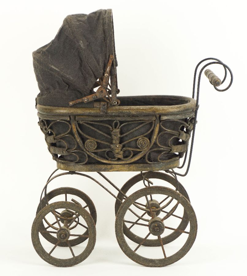 Carro de bonecas miniatura