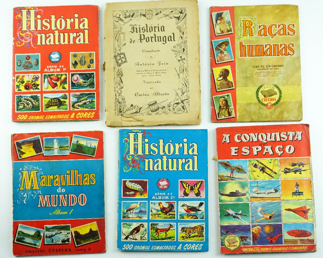 6 Cadernetas de cromos
