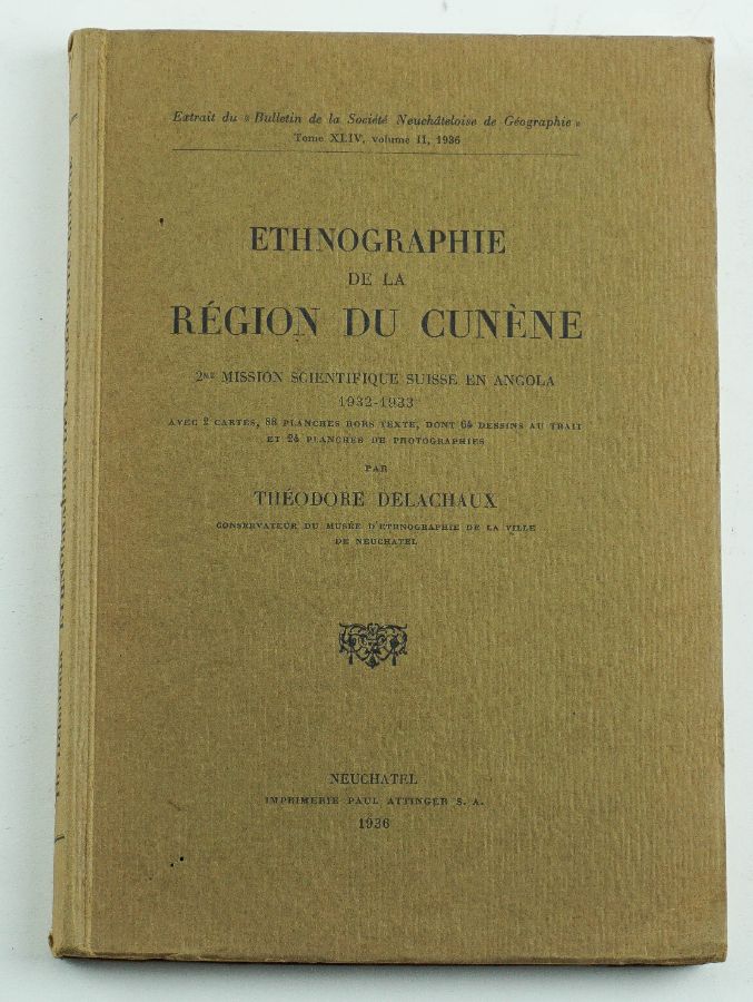 Ethnographie de La Region Cunéne