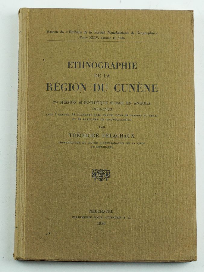 Ethnographie de La Region Cunéne