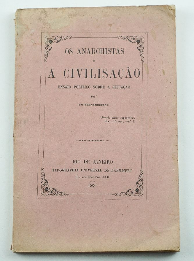 Rarissimo livro publicado no Brasil em 1860