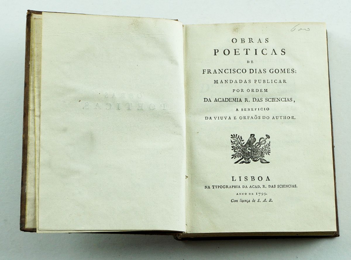 Obras Poéticas de Francisco Dias Gomes (1799)