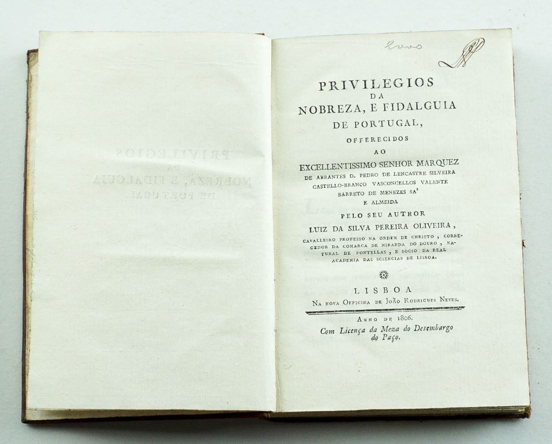 Privilégios da Nobreza, E Fidalguia de Portugal
