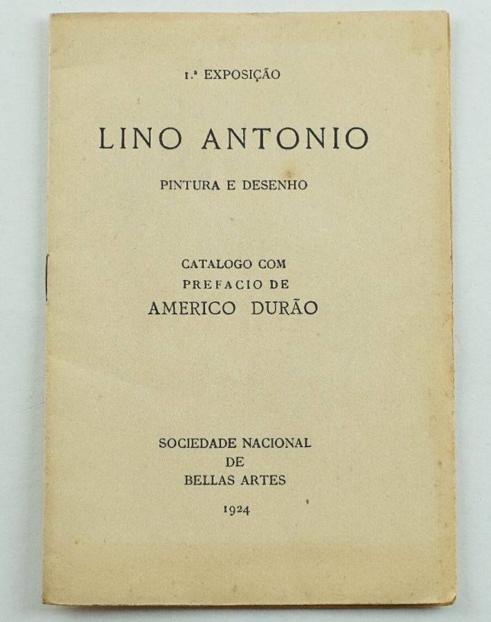 Raro catálogo de Lino António – 1924 Modernismo Português