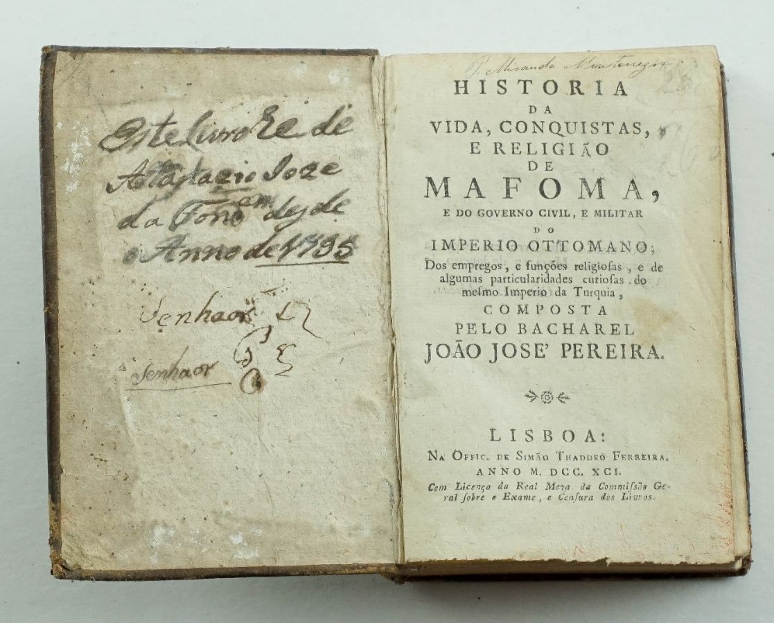 História da Vida, Conquistas, e Religião de MAFOMA (…) do Imperio Ottomano, 1791