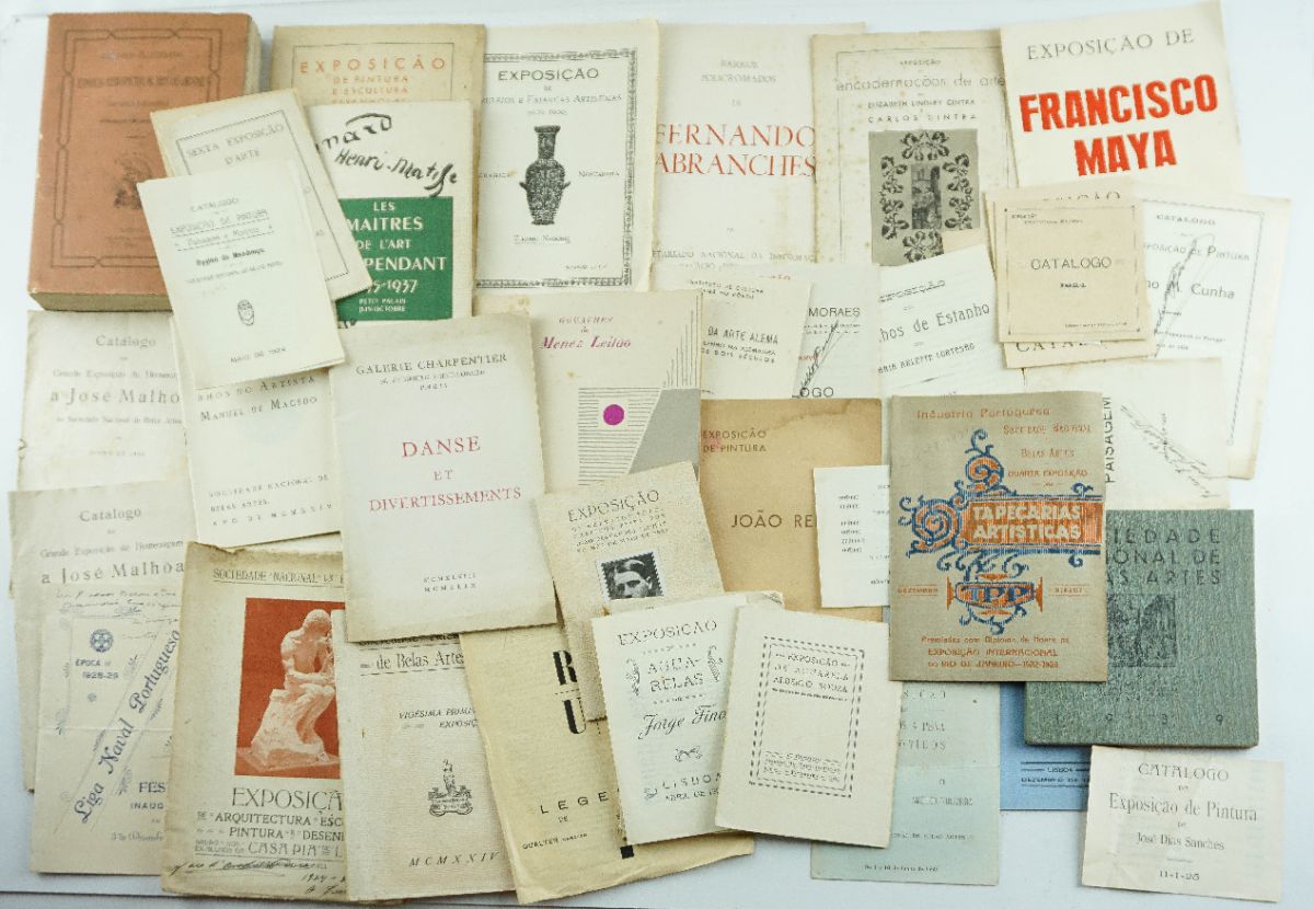 Catálogos de arte Portuguesa, sec XIX e anos 20 a 60