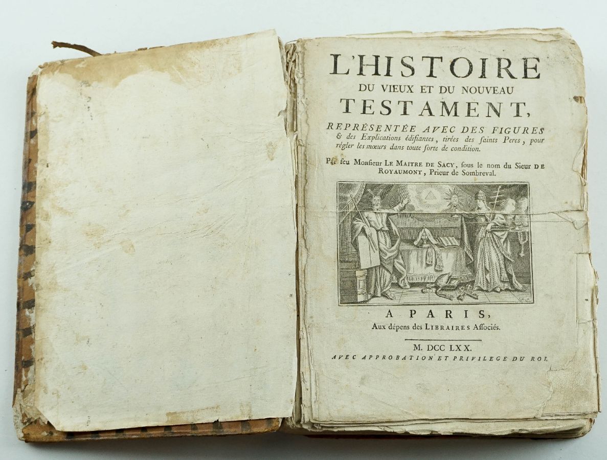 L'Histoire Du Vieux Et Du Nouveu Testemant – 1770