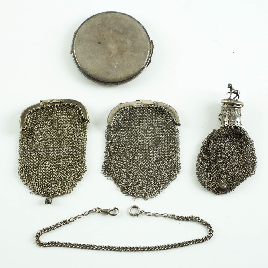 3 Porta-moedas em malha